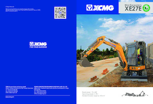 Minikoparki XCMG XE27E Cabin