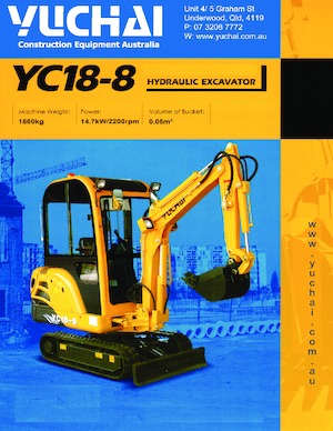 Minikoparki Yuchai YC18-8