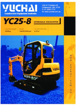 Minikoparki Yuchai YC25-8 