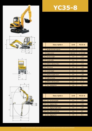Minikoparki Yuchai YC35-8
