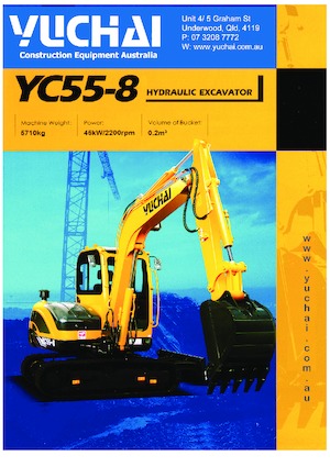 Minikoparki Yuchai YC55-8