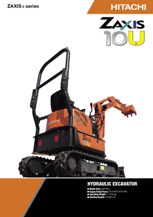 Minikoparki Hitachi ZX10U-2