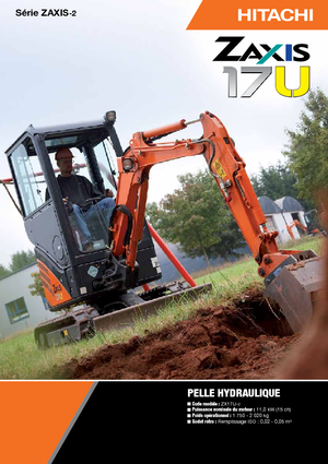 Minikoparki Hitachi ZX 17 U-2