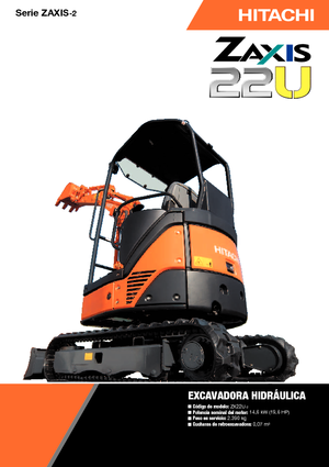 Minikoparki Hitachi ZX 22 U-2