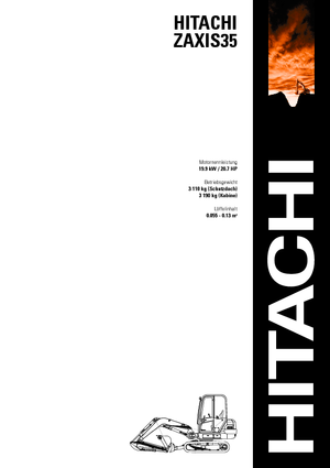 Minikoparki Hitachi ZX 35 U-2