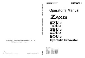 Minikoparki Hitachi ZX 40 U-2