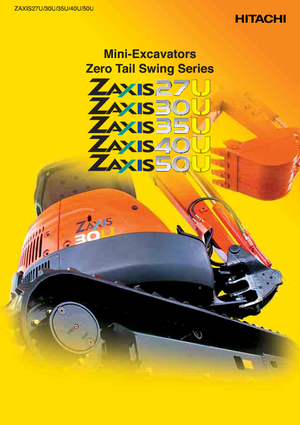 Minikoparki Hitachi ZX 35 U-2