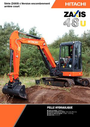 Minikoparki Hitachi ZX 48 U 3