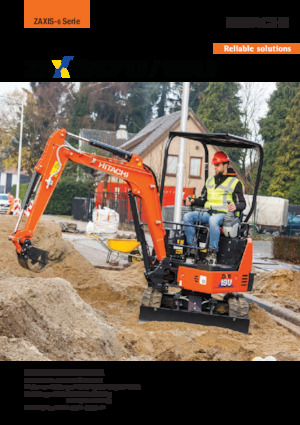 Minikoparki Hitachi ZX17U-6