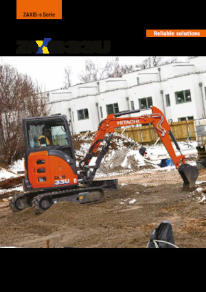 Minikoparki Hitachi ZX33U-6