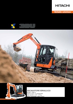 Minikoparki Hitachi ZX38U-5A