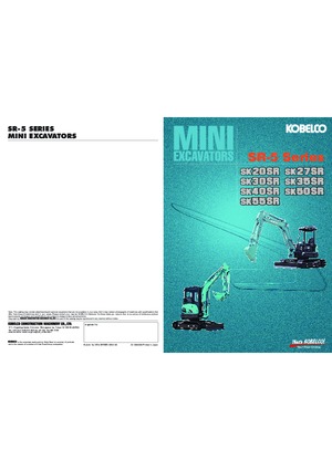 Minikoparki Kobelco SK 35 SR 5