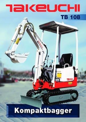 Minikoparki Takeuchi TB 108 Hybrid
