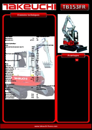 Minikoparki Takeuchi TB 153 FR