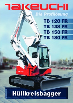 Minikoparki Takeuchi TB 138 FR