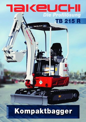 Minikoparki Takeuchi TB 215 R