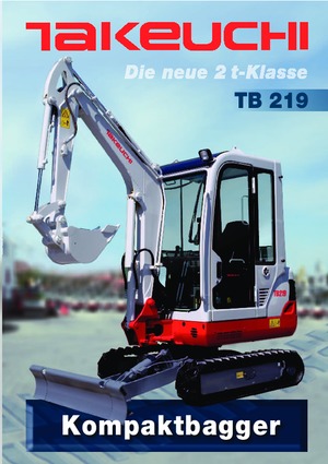 Minikoparki Takeuchi TB219S