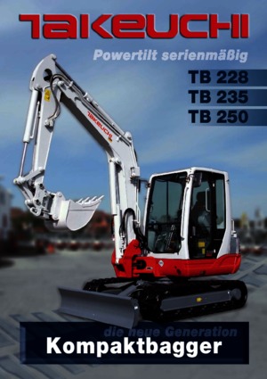 Minikoparki Takeuchi TB 235