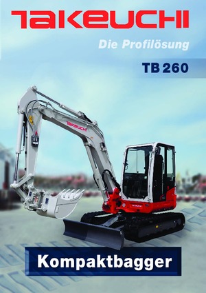 Minikoparki Takeuchi TB 260