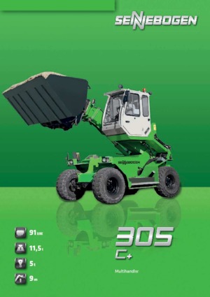 Żurawie samojezdne — wysięgnik teleskopowy Sennebogen 305 C+