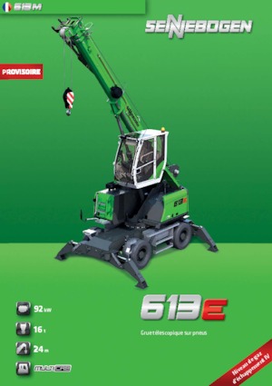 Żurawie samojezdne — wysięgnik teleskopowy Sennebogen 613 M