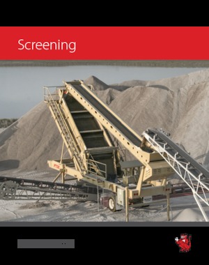 Przesiewacze mobilne KPI-JCI “SI” Quarry