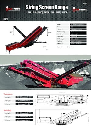 Przesiewacze mobilne Maximus 522