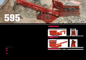 Przesiewacze mobilne Terex-Finlay 595