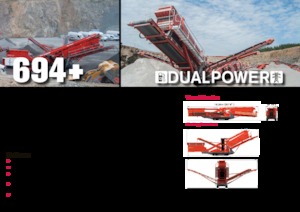 Przesiewacze mobilne Terex-Finlay 694+ Hybrid