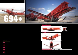 Przesiewacze mobilne Terex-Finlay 694+