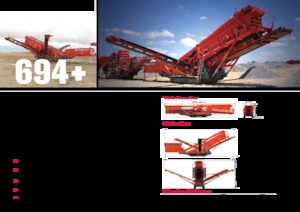 Przesiewacze mobilne Terex-Finlay 694+