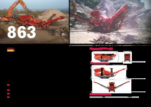 Przesiewacze mobilne Terex-Finlay 863+