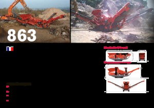 Przesiewacze mobilne Terex-Finlay 863+