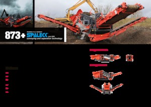 Przesiewacze mobilne Terex-Finlay 873+ Spaleck