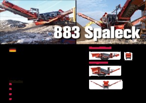 Przesiewacze mobilne Terex-Finlay 883+ Spaleck