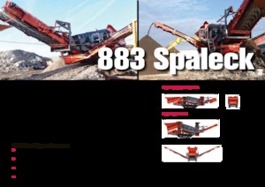 Przesiewacze mobilne Terex-Finlay 883+ Spaleck