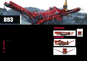 Przesiewacze mobilne Terex-Finlay 893