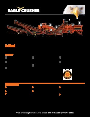 Przesiewacze mobilne Eagle Crusher E-Plant