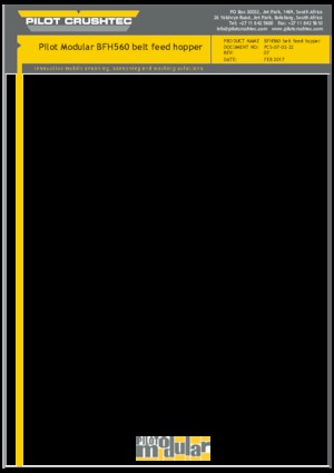 Przesiewacze mobilne Pilot Crushtec GFH560