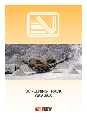 Przesiewacze mobilne REV GSV 35 S
