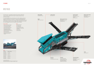 Przesiewacze mobilne Powerscreen H5163