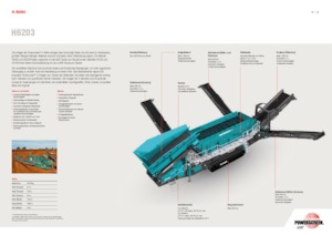 Przesiewacze mobilne Powerscreen H6203