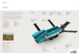 Przesiewacze mobilne Powerscreen H6203