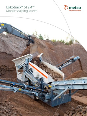 Przesiewacze mobilne Metso Lokotrack ST2.4
