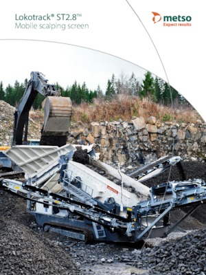 Przesiewacze mobilne Metso Lokotrack ST 2.8