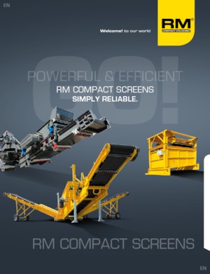 Przesiewacze mobilne Rubble Master MS 105GO!
