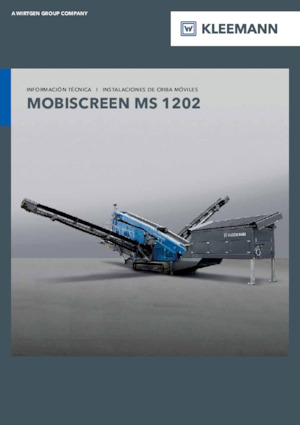 Przesiewacze mobilne Kleemann MS 1202