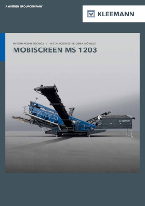 Przesiewacze mobilne Kleemann MS 1203