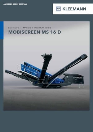 Przesiewacze mobilne Kleemann MS 16 D