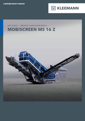 Przesiewacze mobilne Kleemann MS 16 Z